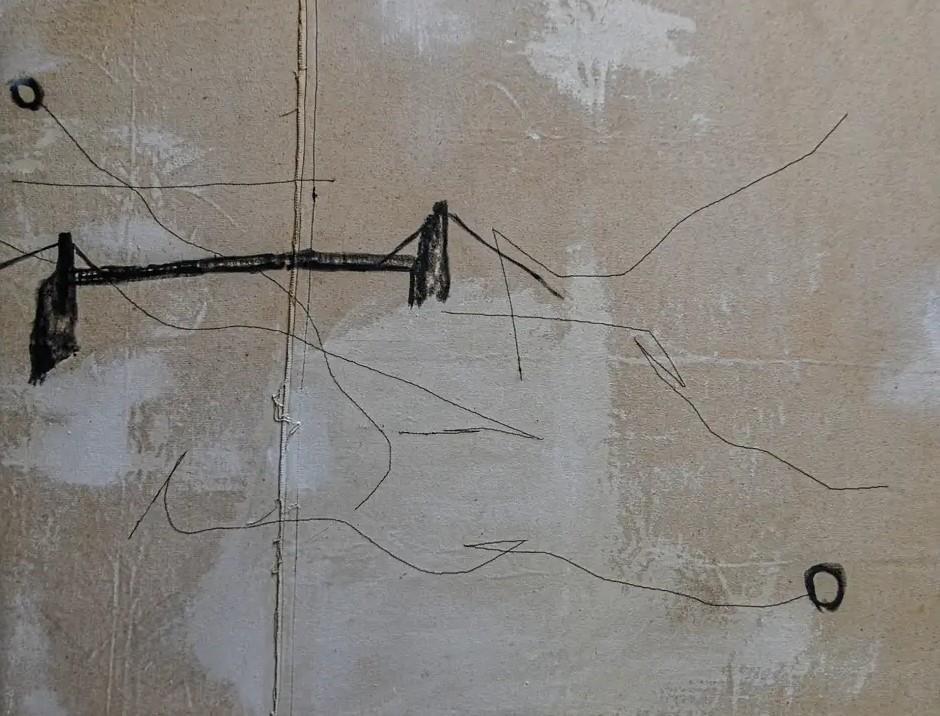 Muaz Giras_From Zero to Zero_Mix Media on Canvas_90x70cm_2021