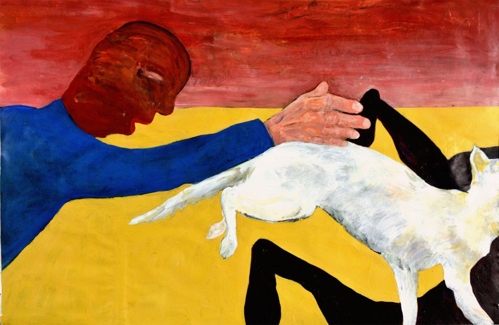 Tatana Kellner. Global Talent Art PrizeChase, acrylic on paper, 26” x 40”, 2022