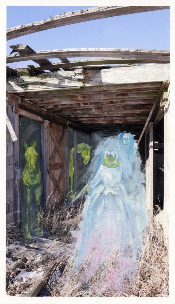 ‘til Death Us Do Part, 2022, 21.0 x 29.7 cm, Oil & acrylic paint, original print on Somerset paper. Meghan Murphy